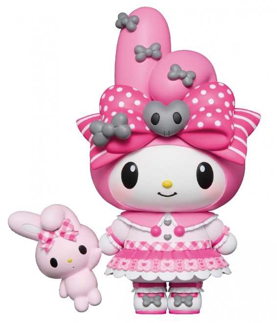 Happy Kuji's My Melody & Kuromi 50th & 20th Anniversaries lottery showcases exclusive figures, totes, and 40cm plush toys featuring limited edition art